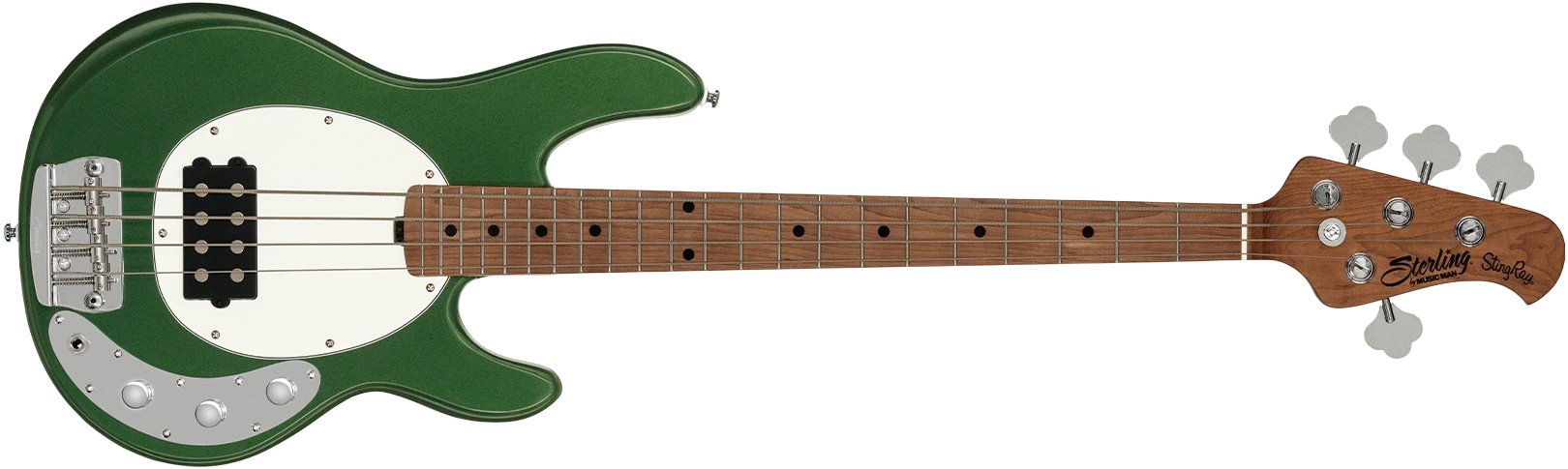 ち*る様 Sterling by Music Man StingRayエレキベー RAYSS4-CHG-M2-FRONT-