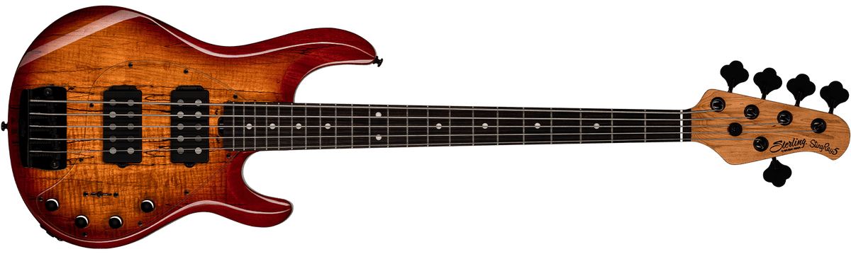 StingRay 5 RAY35 HH Maple Top Basses Sterling by Music Man